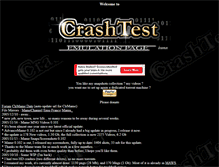 Tablet Screenshot of crashtest.retrogames.com