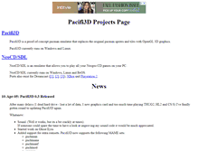 Tablet Screenshot of pacifi3d.retrogames.com